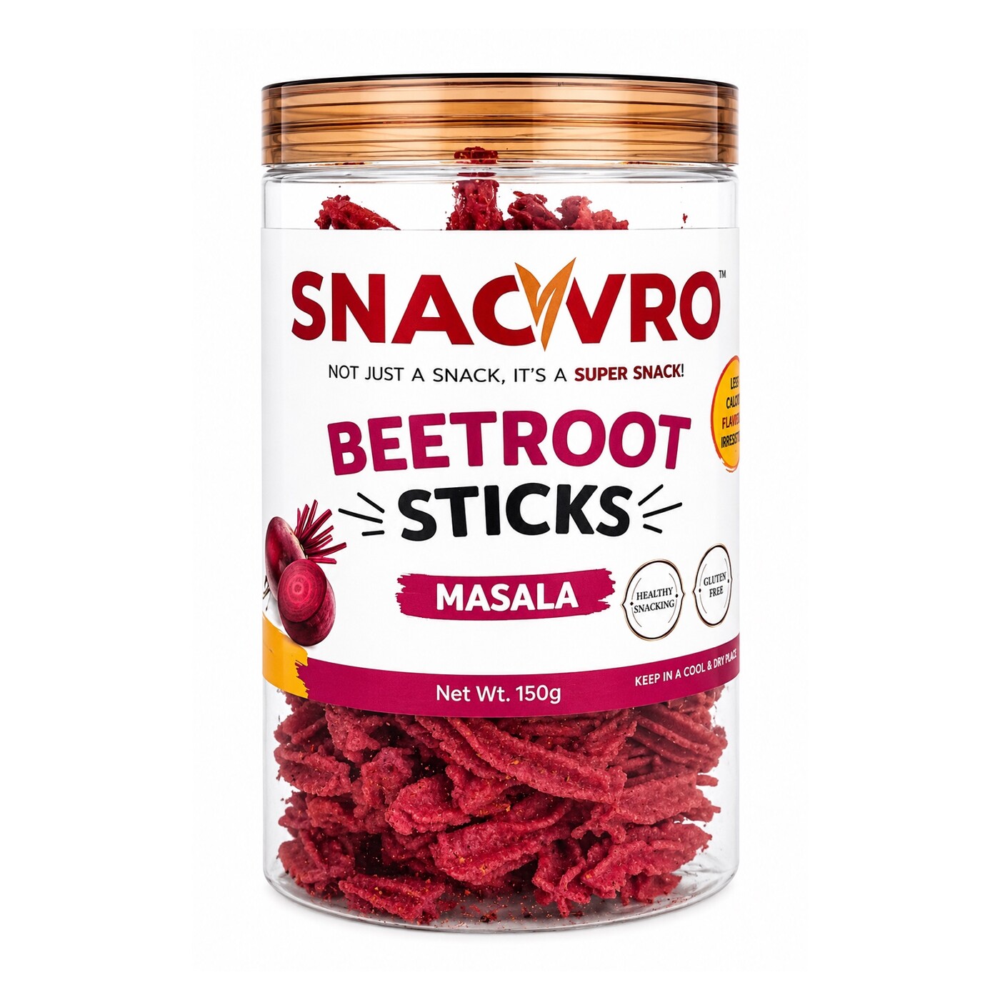 Beetroot Sticks Masala jar