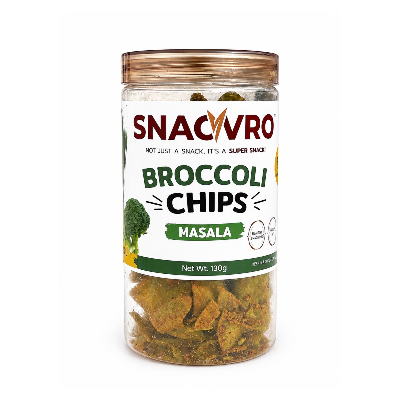 Broccoli Chips Masala jar