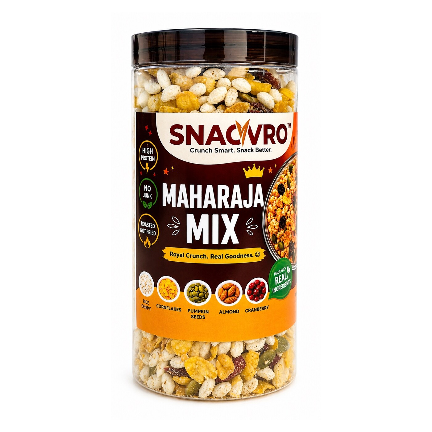 SNACVRO Maharaja Mix jar