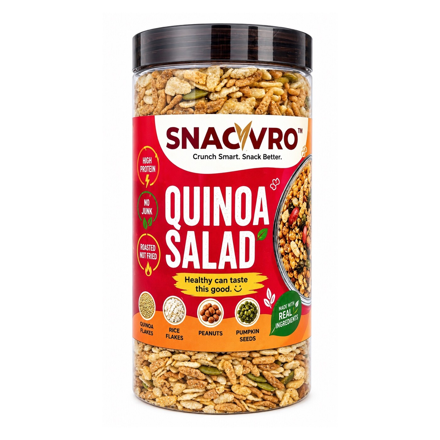 SNACVRO Quinoa Salad jar